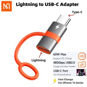 (Tương thích với iPhone 15 Series) MCDODO Silicone móc sét để USB-C Adapter PD thiết bị sạc nhanh cho iPhone 15 iPad Pro MacBook Air Samsung Huawei Xiaomi 1+ Google sét để Type-C Bộ chuyển đổi chuyển đổi dữ liệu