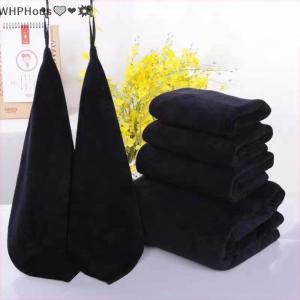 WP💓💛💖 Black Thick Towel Barber Shop Makeup Table With Soft Super Absorbent Hair