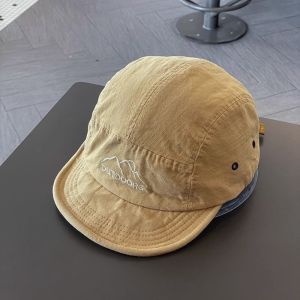 NOBLELYN Short Brim Baseball Cap Quick-Dry Sun Protection Sunscreen Cap Soft Adjustable Sports Running Cap Women Men