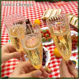 Ginca แก้วแชมเปญพลาสติกแบบใช้แล้วทิ้ง1 2ชิ้นเหมาะสำหรับงานแต่งงานงานปาร์ตี้และงานปาร์ตี้ชาวเวอร์ถ้วยใสของขวัญ