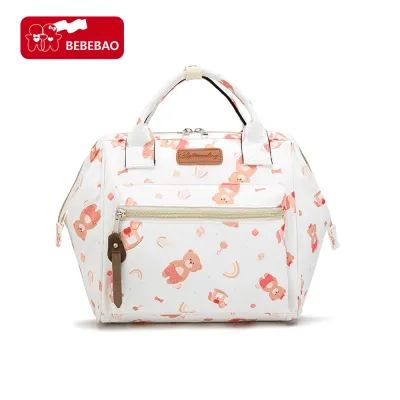 Multifunctional Diaper Bag Outdoor Travel Tote Baby Bag Handbag for Mom Water-resistant Large Capacity with Carry Handle Insulated Pocket