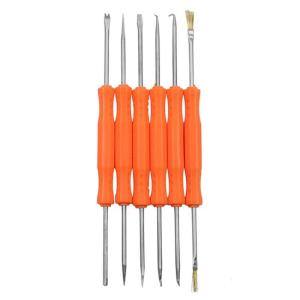 6Pcs Hot Air Soldering Assist Disassemble Tool Soldering Solder Iron Double sided Soldering Aid Repair Tools Easy to Us