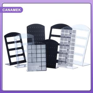 【CANAMEK】 Necklace Bracelet Earring Jewelry Hanging Accessories Display Wardrobe Earing Stand For Plastic Earingstand