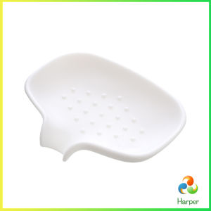 Harper ที่วางฟองน้ํา วางสบู่ วัสดุซิลิโคน ที่วางของในห้องน้ํา soap dish