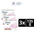 [TRIPLE VALUE PACK] Dove Beauty Bar Pink 135g for Glowing Skin. 