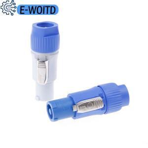 E-WOITD  10pcs NAC3FCA Speakon Plug 3 PIN Male Powercon Connector 20A 250V AC Power Plug