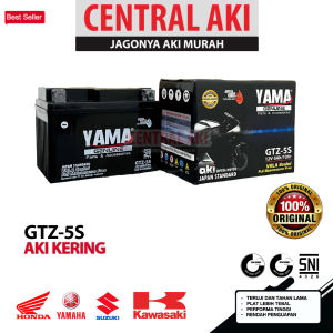 Aki Motor YAMA GTZ5S 12V 5Ah Honda Beat Supra 125 Karisma Revo Scoopy Old Spacy Blade Vario Old Vixio Mio J Soul