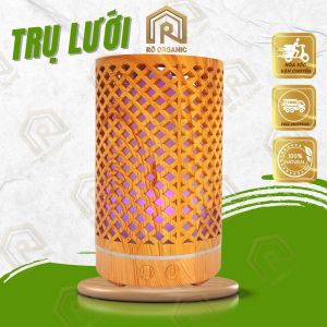 (HCM) Máy Khuếch Tán Tinh Dầu Trụ Lưới Xông Hương Thơm Tạo Độ Ẩm Thơm Phòng Kháng Khuẩn - Rô Organic