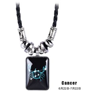 EASYEAH Ladies Constellation Astrology Design Galaxy Constellation Necklace Pendant
