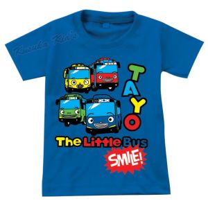 KUsuka kids atasan kaos anak perempuan lengan pendek ukuran 1-10 tahun koas distro anak ku191 bus