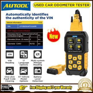 (✅3-year Warranty✅) AUTOOL CS310 Used Car Odometer Scanner Tool OBD2 Scanner Car Code VIN Reader Universal Auto OBD Vehicle Mileage Diagnostic