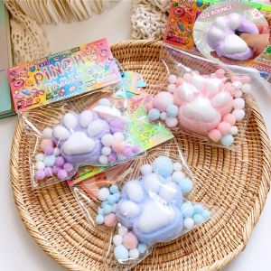 1 PCS Soft Slow Rebound Cat paw Squeeze Toy for kids Squishy Pinch Soft Fam Decompression Toy Children