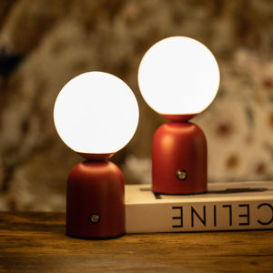 Table Lamp LED Type-C Rechargeable Night Light For Bedroom PC Desktop Decoration Desk Lamp Living Room Lighting2026