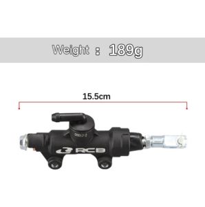 RCB Motorcycle Modified Brake Pump - Universal High-Strength Hydraulic Rear Master Cylinder for Raci