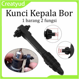 Kunci Pas Kepala Mesin Bor 2 in 1  Drill Chuck Key Universal Fit Spaner Hitam