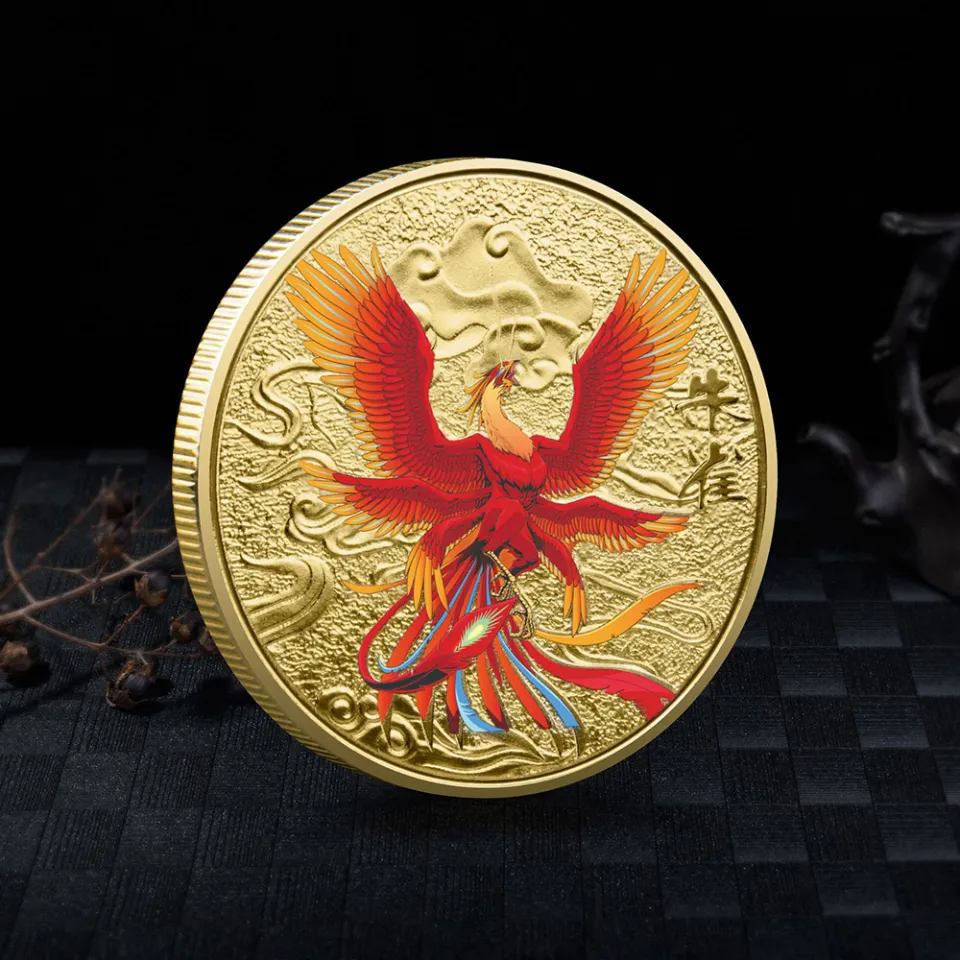Chinesische Mythologie Goldmünzen-Sammlung – 40 Mm, Aus Eisen, Als Sammlerstück Oder Deko