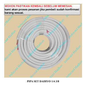 PSE1 PIPA UNTUK AC MEREK DAIHYO / PIPA AC / PIPA SET DAIHYO 1/4 3/8 (HARGA PER ROLL=30M)