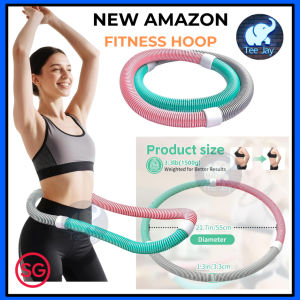 Weighted Hula Hoop For Weight Loss Waist-Friendly Slimming Exercise Equipment Portable Soft Spring