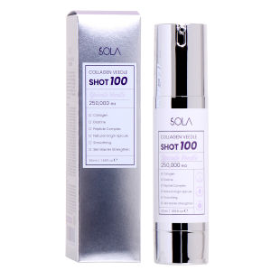 Sola - โซลา คอลลาเจน วีเดิ้ลช็อต 100 (shot)   400 (shot)  50ml. เซรั่มเข็มเปิดผิว ริ้วรอย หลุมสิว ผิวตึง