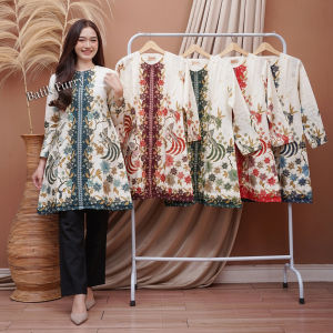 BATIK FURRY - Tunik Batik - Atasan Batik Wanita Terbaru Seragam Kantor