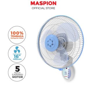 Maspion Kipas Angin Dinding Remote Control- 16 inch - MWF4001RC - FREE ONGKIR Jabodetabek