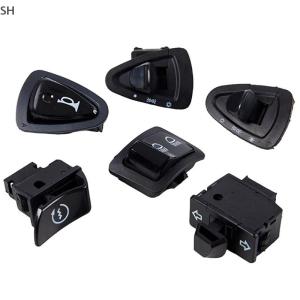 🚗🛵SH Motorcycle Start Switch Horn Light Turn Signal High Low Beam Button Switch Connecters For Scooter Motorcycle Moped Accessories