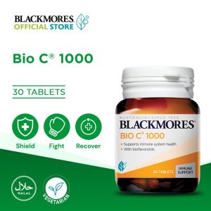 Blackmores Bio C 1000mg Vitamin C (30s) – Immunity Support In Less Acidic Formula