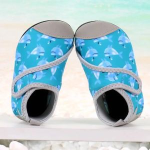 Cartoon Animals Boys Girls Aqua Shoes Rabbit Unicorn Whale Beach Shoes For Children Swimming Soft Non Slip Kids Slippers2026
