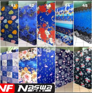 Sarung Kasur Busa Resleting Bisa Pilih Motif Tebal 10 cm / Seprei resleting 180x200 / 160x200 / 145x200 / 120x200 / 90x200 / 80x200