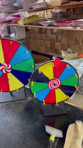 Turntable Roulette Wheel of Fortune Erasable Board Spin Wheel Spin the Wheels Prize Wheels Spin the Wheels with Stand