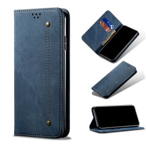 For OPPO Reno 6Z / 6 4G / 6 5G / Reno 5 5 Pro 5Z 5F / Reno 4 4 Pro 4Z 4F 4 Lite / Reno 3 / Reno 2 2F 2Z Phone Case Magnetic Classic Denim with Stand Card Slot Flip Cover Casing