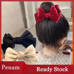 [PAM] Mini Small Butterfly Hair Claw Clip Sweet Mesh Shark Clip For Bun Thick Hairpin Accessories