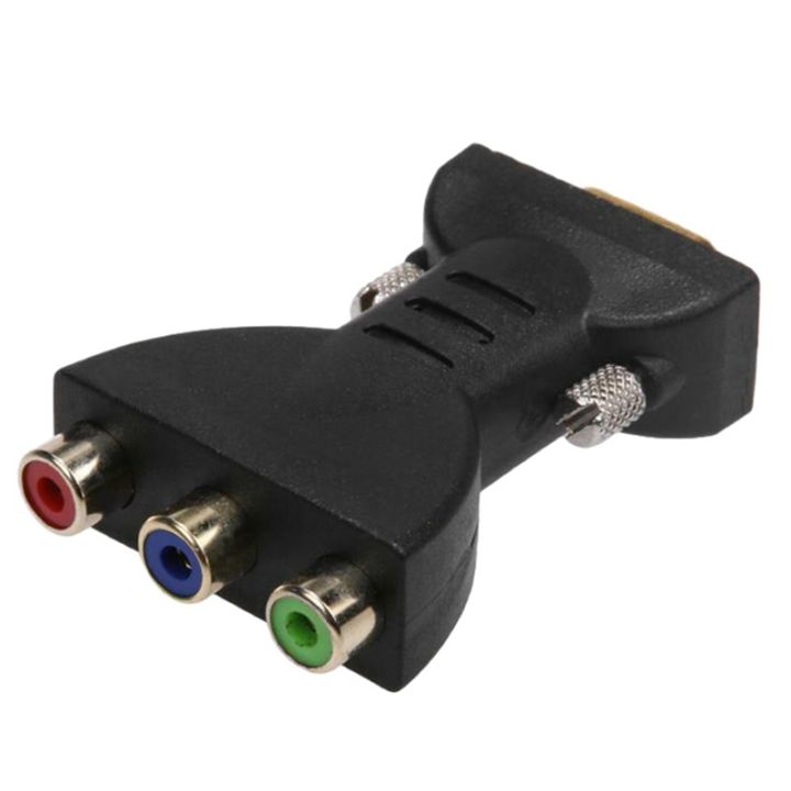  oybe 3rca rgb female to hd 15 pin vga style component video jack