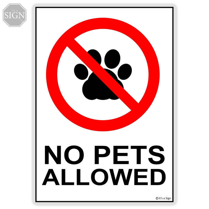 no-pets-allowed-sign-laminated-signage-a4-size-lazada-ph