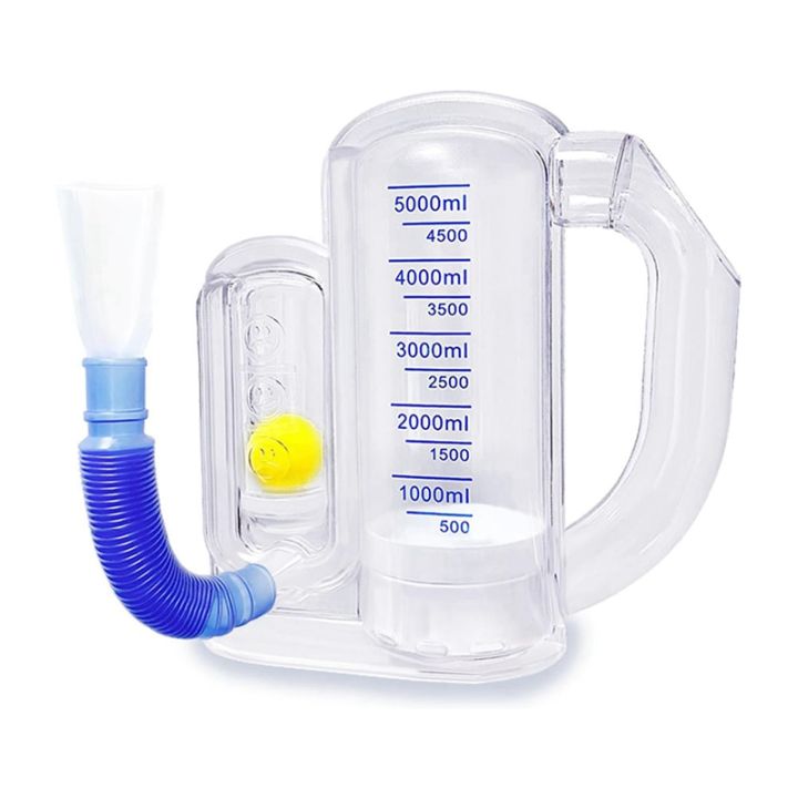 1 Piece Breathing Exercise Device for Lungs Transparent Plastic for ...