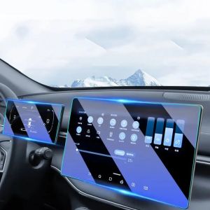 secr For BYD KING/BYD Chazor 2024 12.8inch car GPS Navigation and instrument Blue light Tempered glass screen protector film 8N6Y2