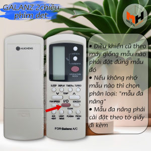 Điều khiển điều hòa Galanz Remote máy lạnh Galanz hàng loại 1