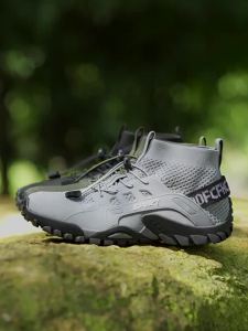 48 Large-size outdoor hiking shoes for men featuring non-slip soles suitable for hiking work sports swimming wading and trail running