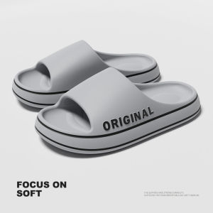 ตัวอักษรลื่น ชายหาด สไลด์ สีทึบบูรูสเนา ผู้เชี่ยวชาญห้องน้ำ น้ำต่อต้าน ลื่นรอง เท้า แตะ คู่