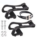 1Set Pedal Sepeda Fixie Strap / Toe Clip Tali Strap Pedal Sepeda / Aksesori Bersepeda MTB. 