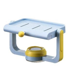 Giá đặt xà phòng với hút mạnh với drainable khay đĩa đựng xà phòng không cần khoan cho vòi hoa sen & nhà bếp dễ dàng tổ chức