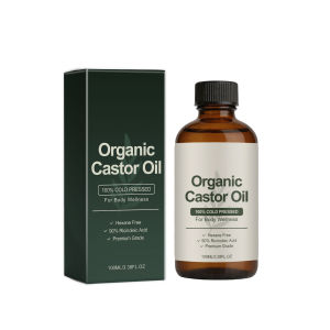 【BUY 1TAKE 1】AMZ Organic Castor Oil 100ML —Cold Pressed Formula Helps Deeply Hydrate Locks In Moisture For Body Skin Non Greasy Easy Absorb For Daily Full Body Care Personal Care Body Moisturizing Oil
