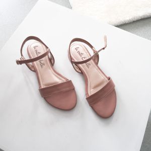 La Vita E Bella Lucy Ankle Strap Sandal Flat Teplek Wanita dengan Buckle [LP 502]