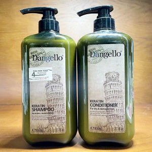 Dầu gội dầu xả DANGELLO hấp tóc tinh dầu dưỡng Dangello Keratin phục hồi 800ml