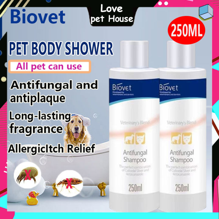Biovet Pet Antibacterial Body Wash Medicated Shampoo 250ML Pet Fungus