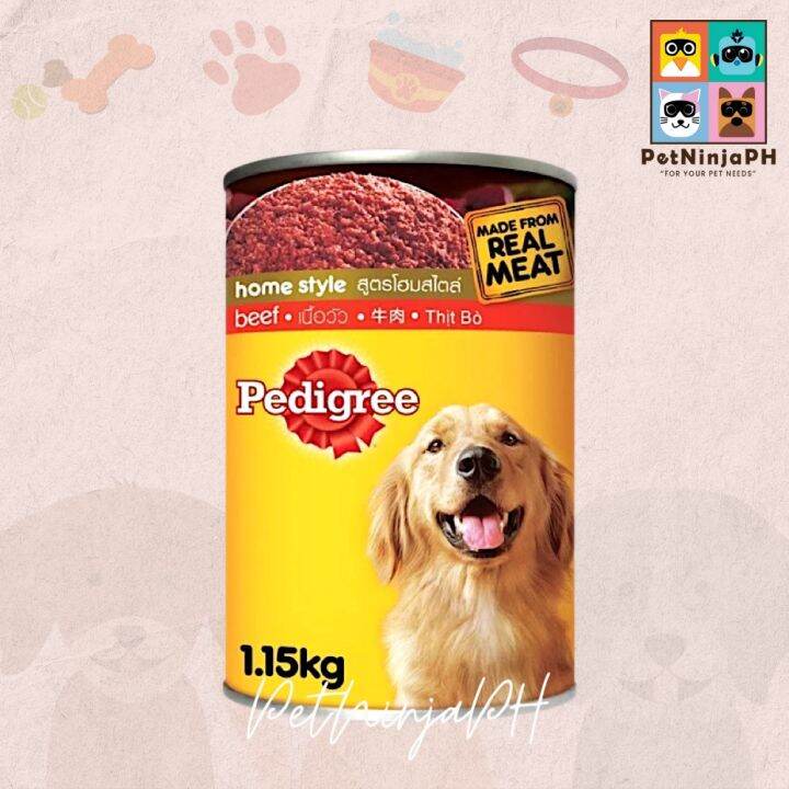 Pedigree Can Dog Food 700g and 1.15kg | Lazada PH