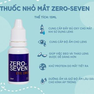 Nước Ngâm Rửa Lens Zero Seven Dung Dịch Rửa Kính Áp Tròng - Hera Lens