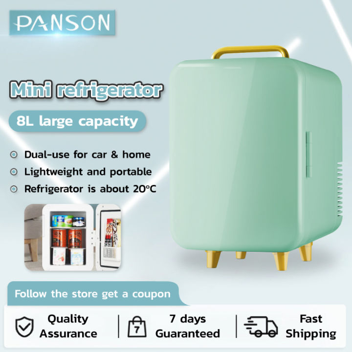 AMOI 8L Car Mini Refrigerator Home Dual Use Breast Milk Mini