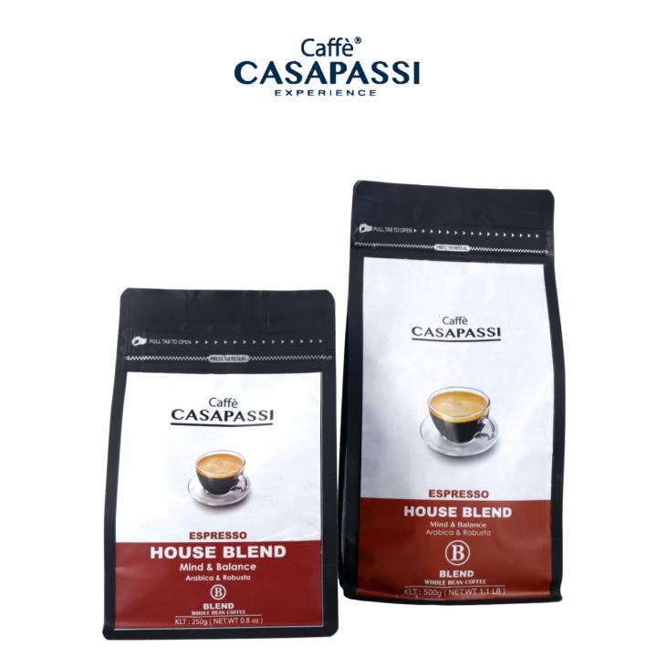 Cà Phê ESPRESSO HOUSE BLEND 250g,500gr, Casapassi Caffè , Hương vị đậm ...