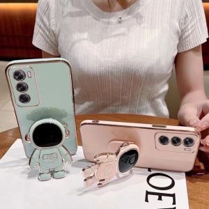 เคสโทรศัพท์สำหรับ OPPO A3PRO RENO12 12PRO เคสกล้องหรูหรานิ่ม เคสฝาหลัง เคส ขาตั้ง นักบิน อวกาศ เคสกันกระแทกเคสมือถือ เคส น่ารัก